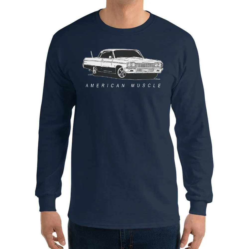 1964 Impala Long Sleeve T-Shirt American Muscle -