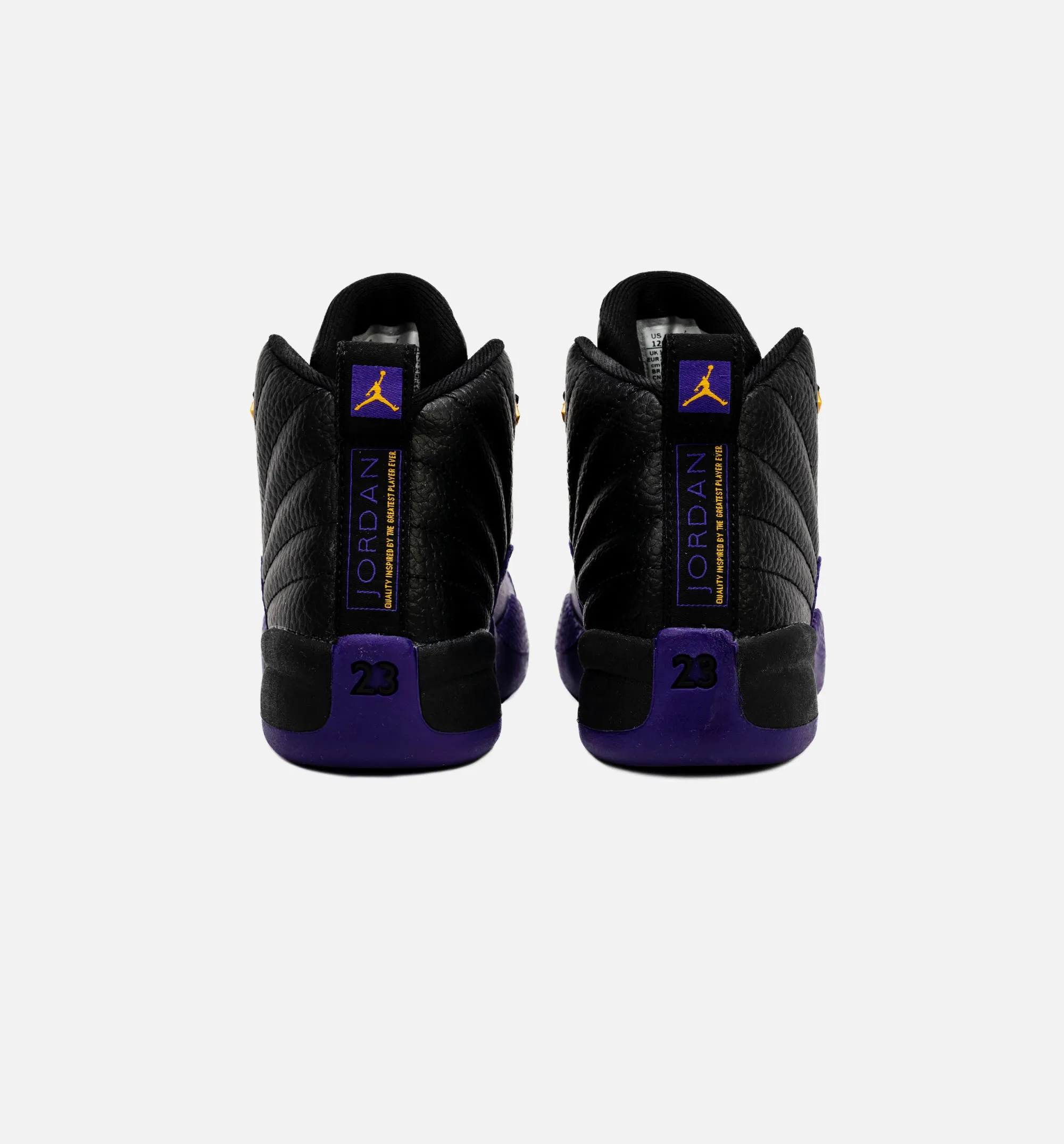 Air Jordan 12 Retro Field Purple Preschool Lifestyle Shoe - Black/Purple