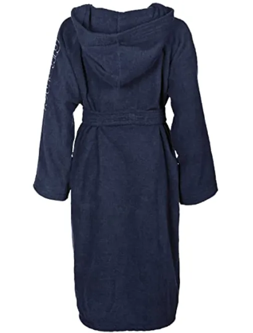 Arena Zeppelin Plux Jr Bathrobe 000922701 navy-white