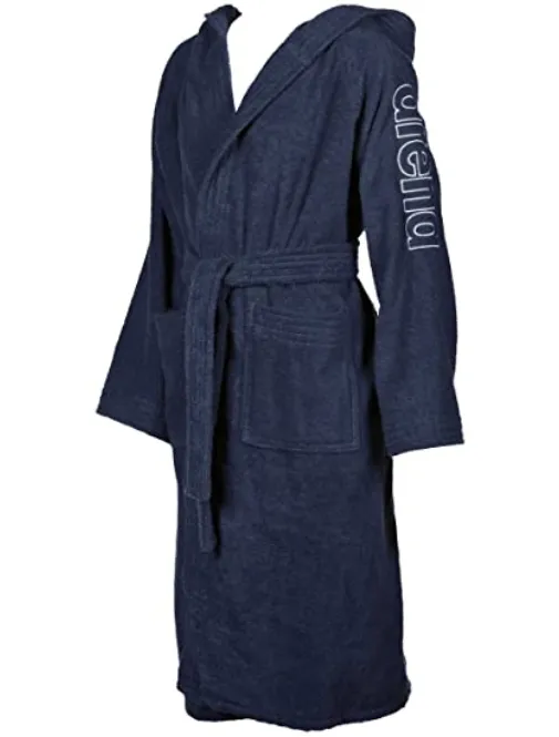 Arena Zeppelin Plux Jr Bathrobe 000922701 navy-white