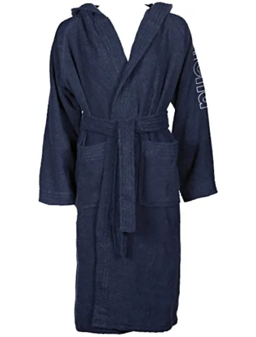 Arena Zeppelin Plux Jr Bathrobe 000922701 navy-white