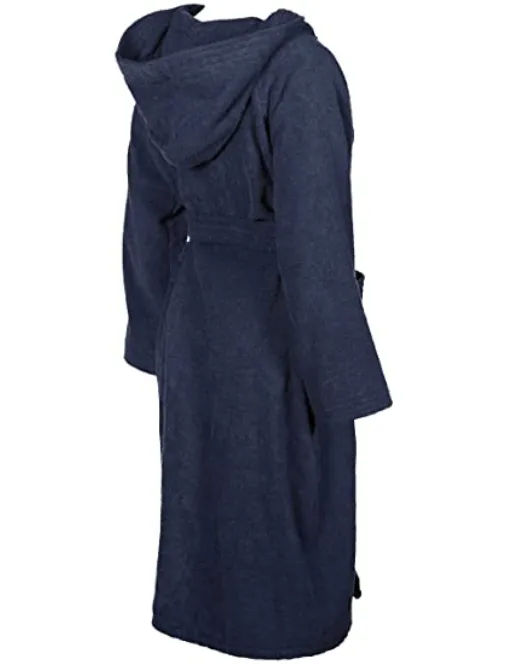 Arena Zeppelin Plux Jr Bathrobe 000922701 navy-white