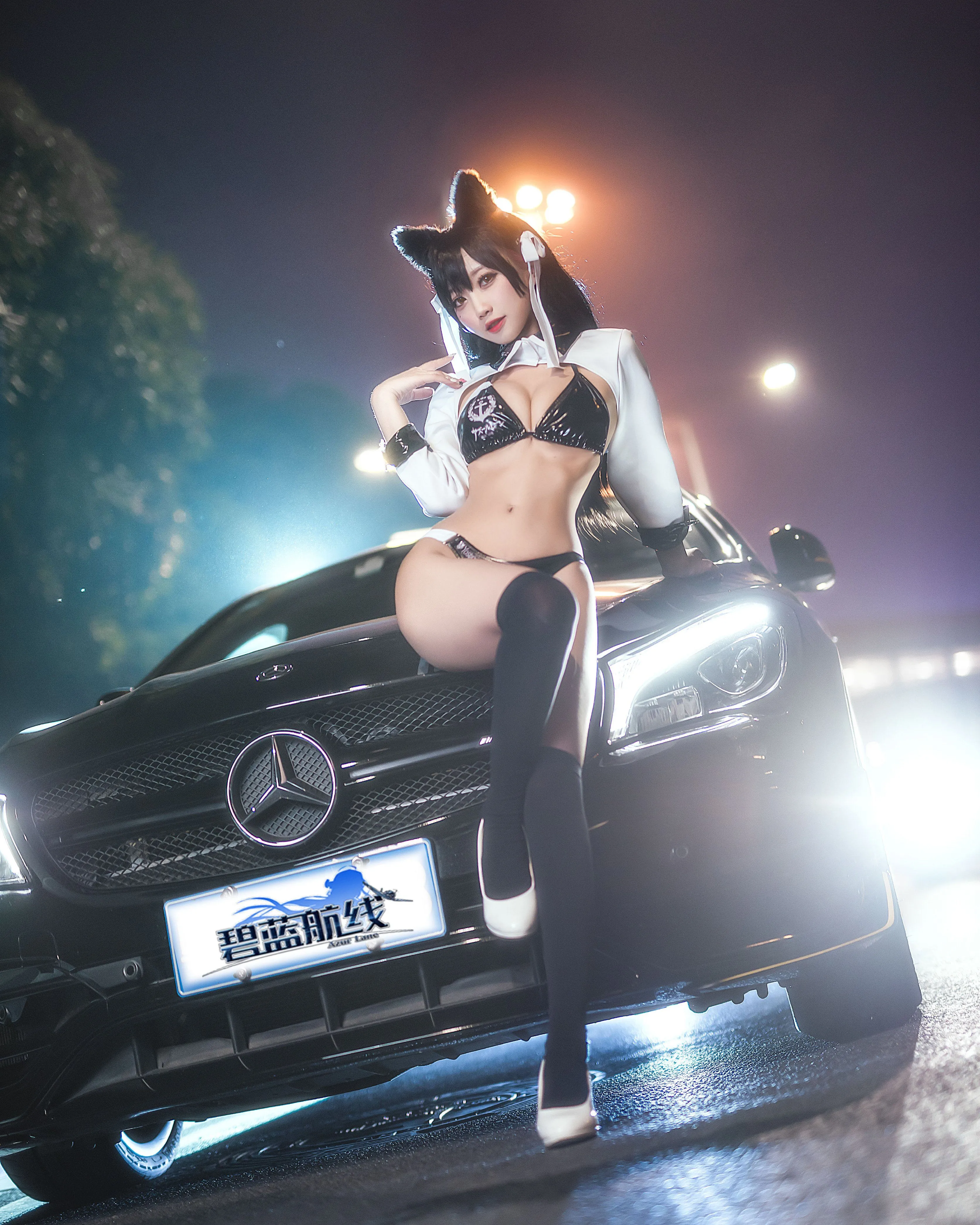 Azur Lane Atago Race Queen Cosplay SD00751