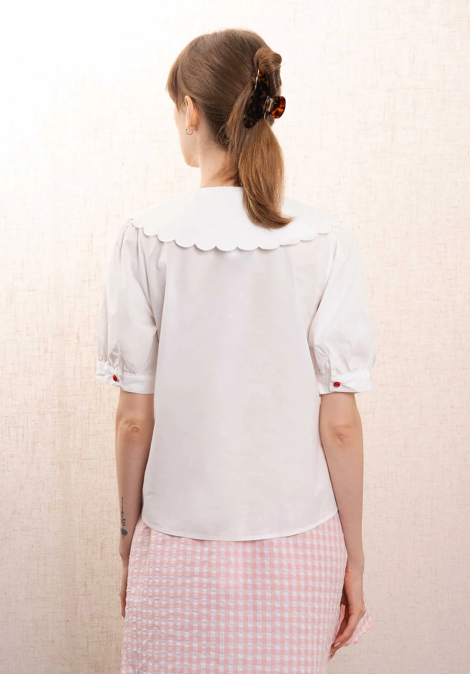 Blouse T1489 Blanc