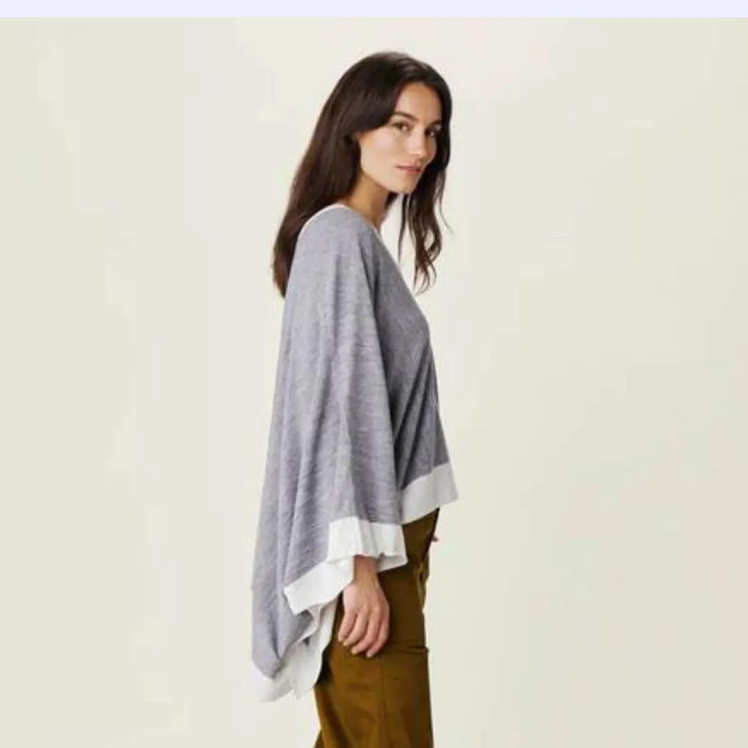 Border Trimmed Poncho