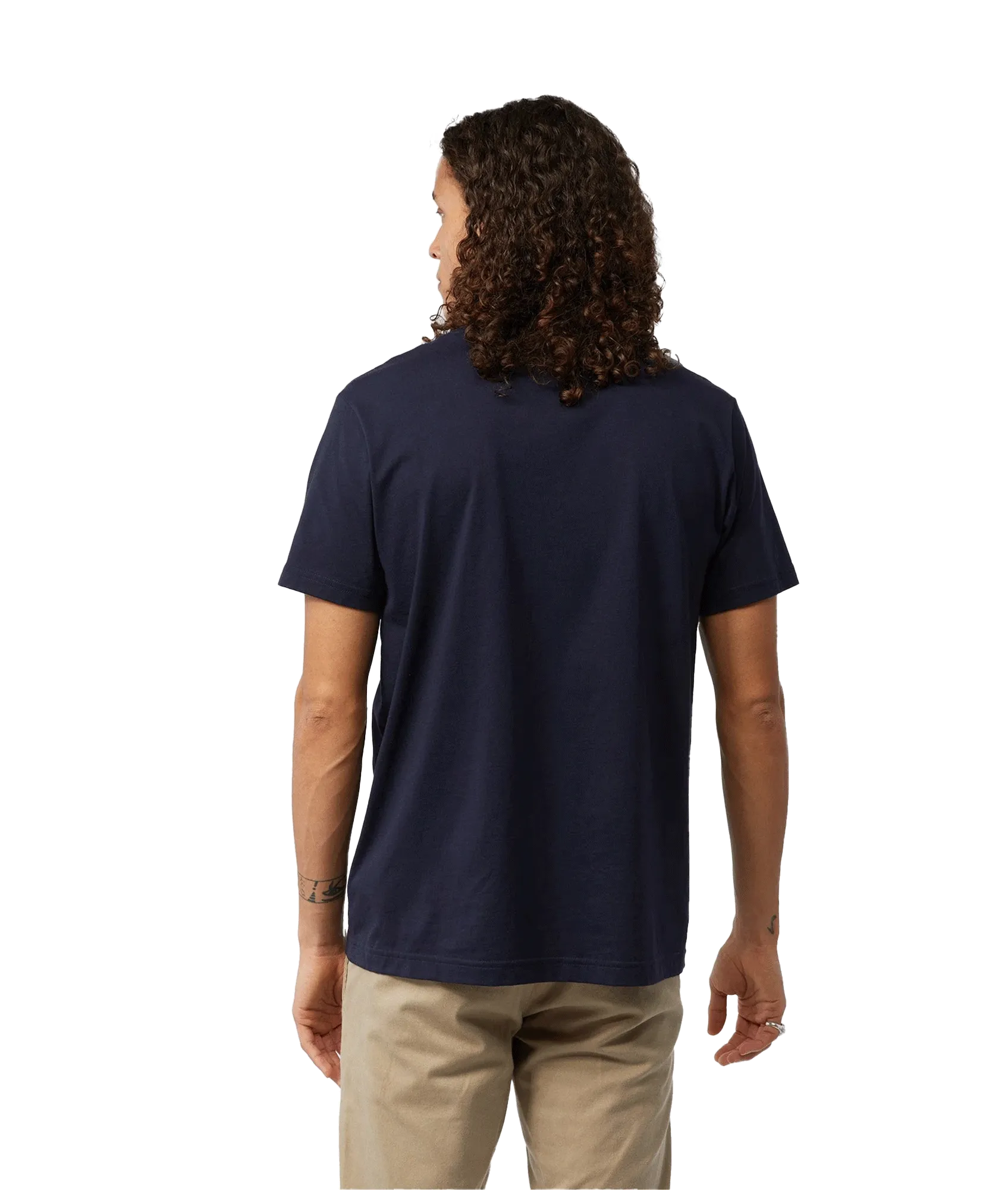 Classic Crew Neck Tee - Navy