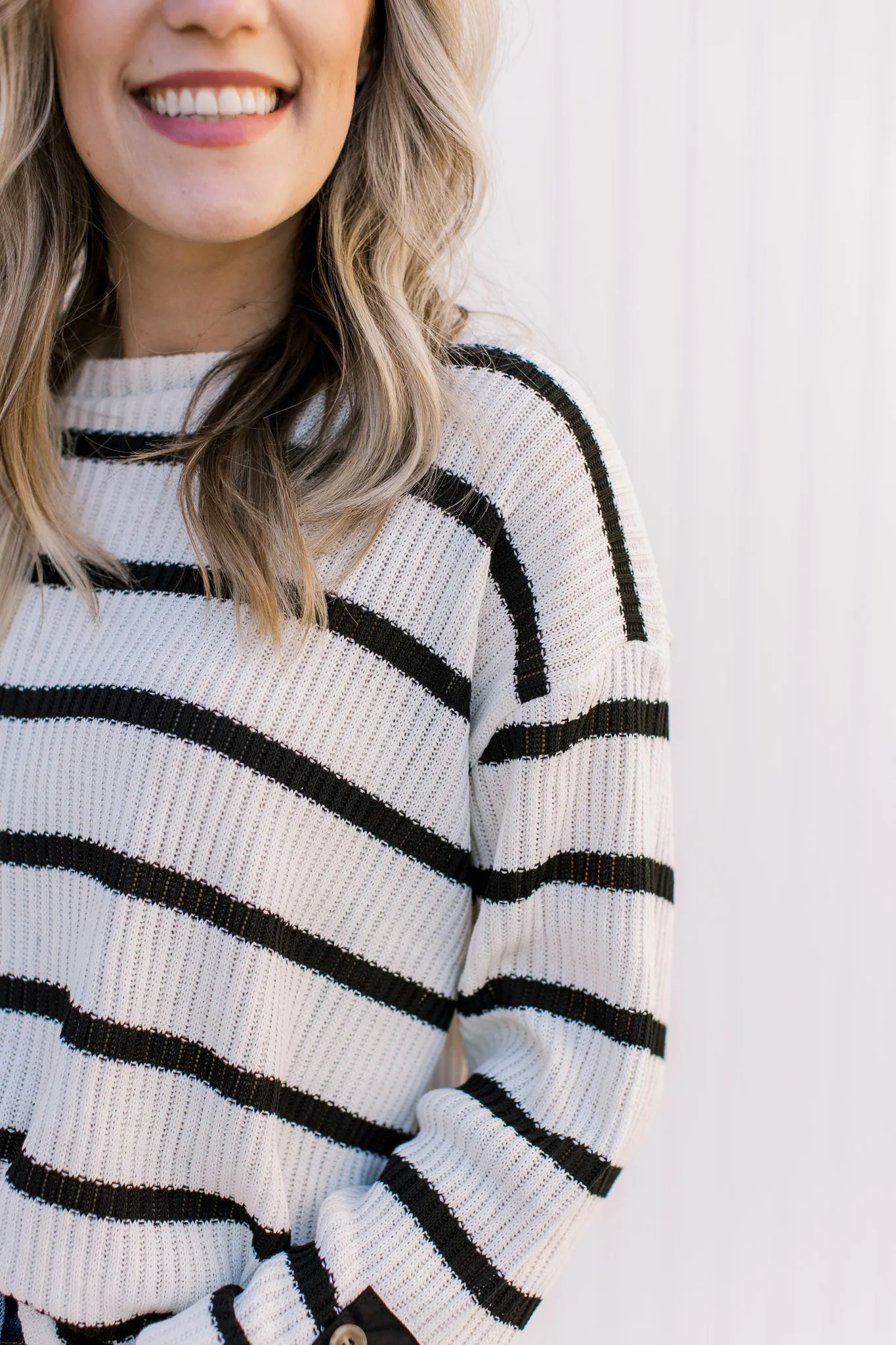 Crisp Stripe Sweater