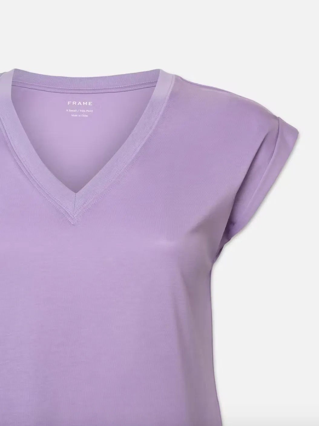 Easy V-Neck Tee - Lilac