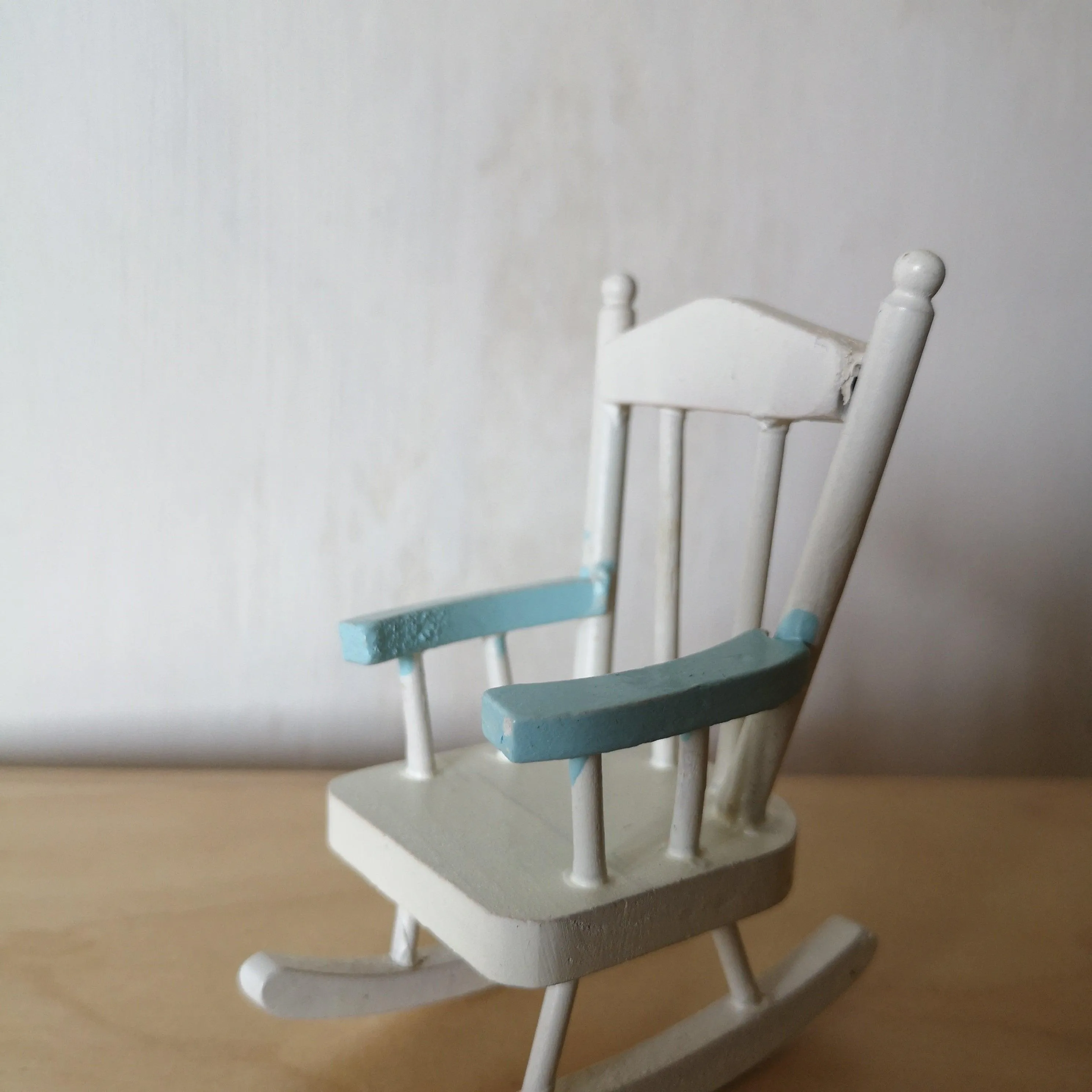 French vintage doll house- Rocking chair