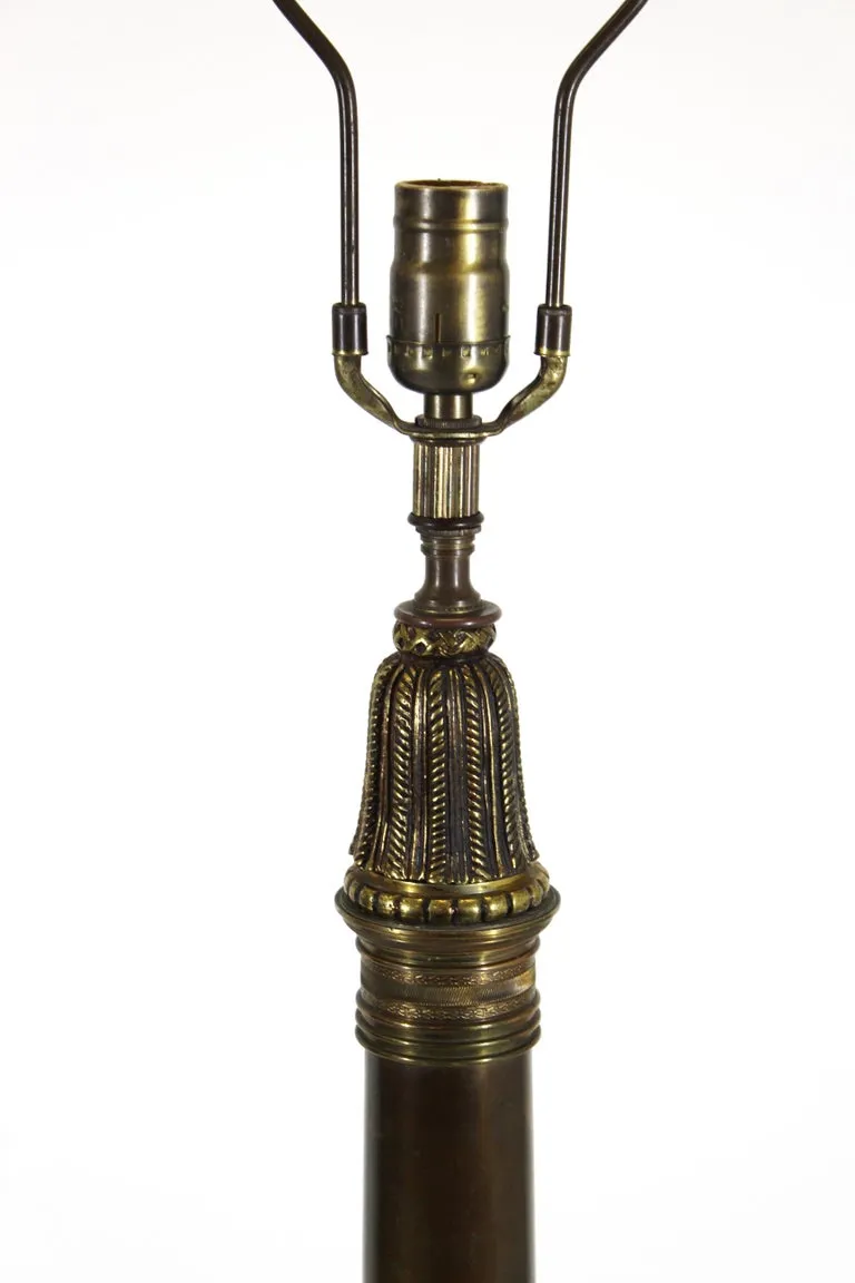 Grand Tour Style Neolcassical Bronze Table Lamp