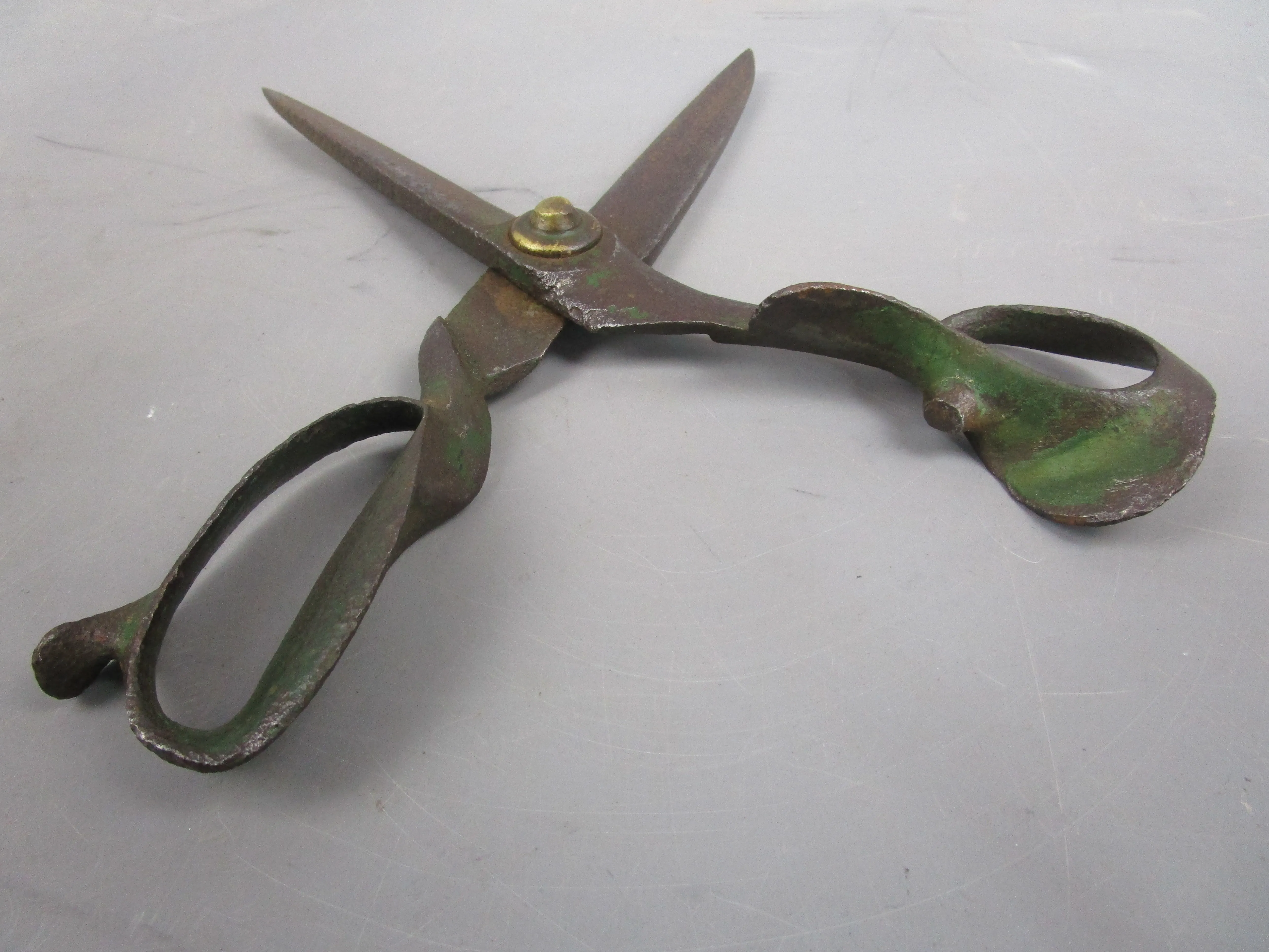 Heavy Duty XL Tailors Scissors Vintage Mid Century c1940