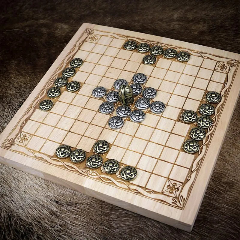 Hnefatafl / Wood Board - Metal