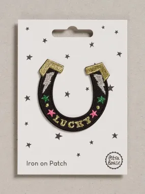 Horse Shoe Iron on Patch