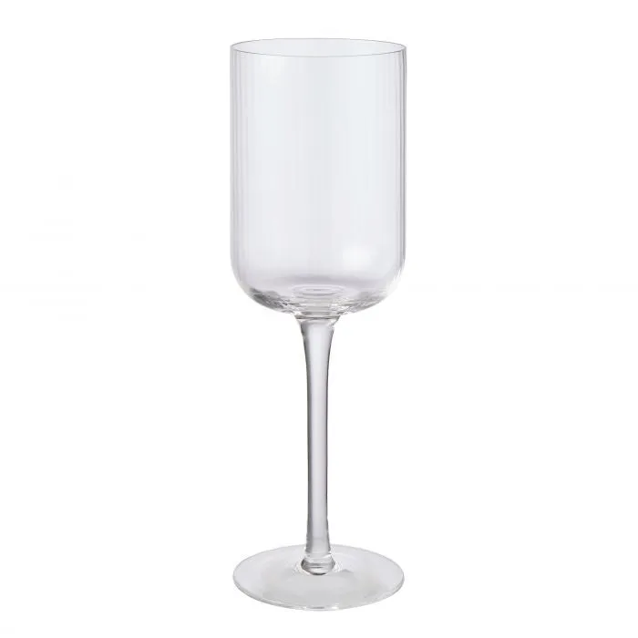 Hughes Ribbed Wine Glass - Set of 4