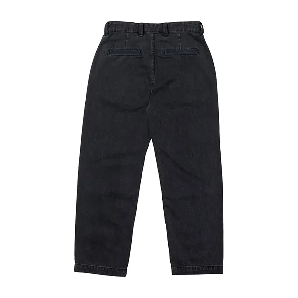 KROOKED EYES DENIM TWILL PANT BLACK