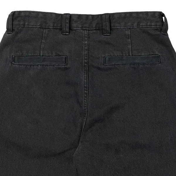 KROOKED EYES DENIM TWILL PANT BLACK