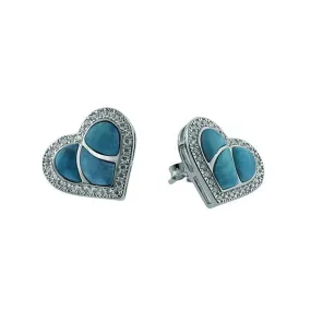 Larimar Pu’uwai Earrings