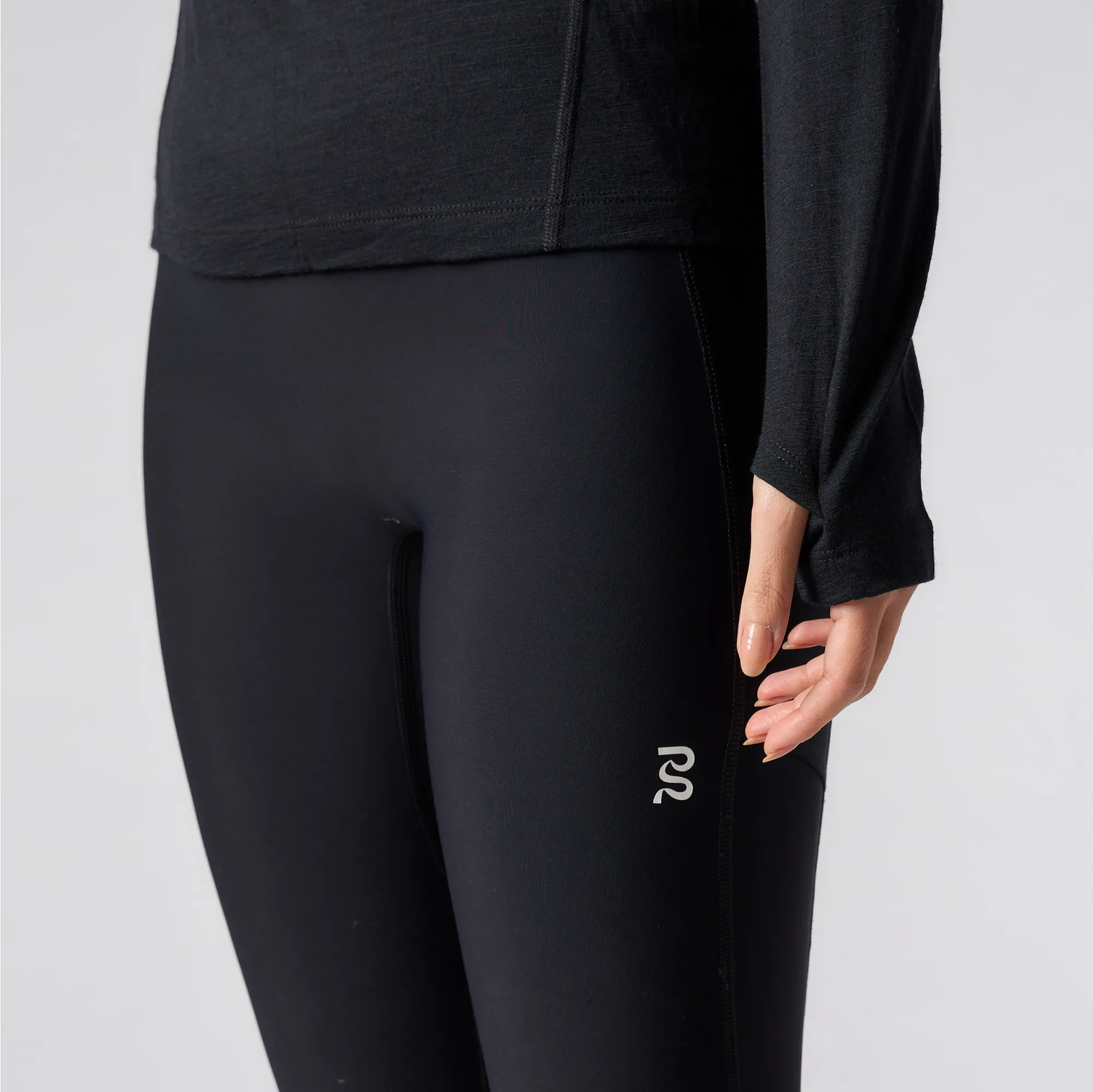 Merino Wool Long Sleeve - Women's, Black