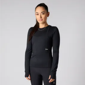 Merino Wool Long Sleeve - Women's, Black