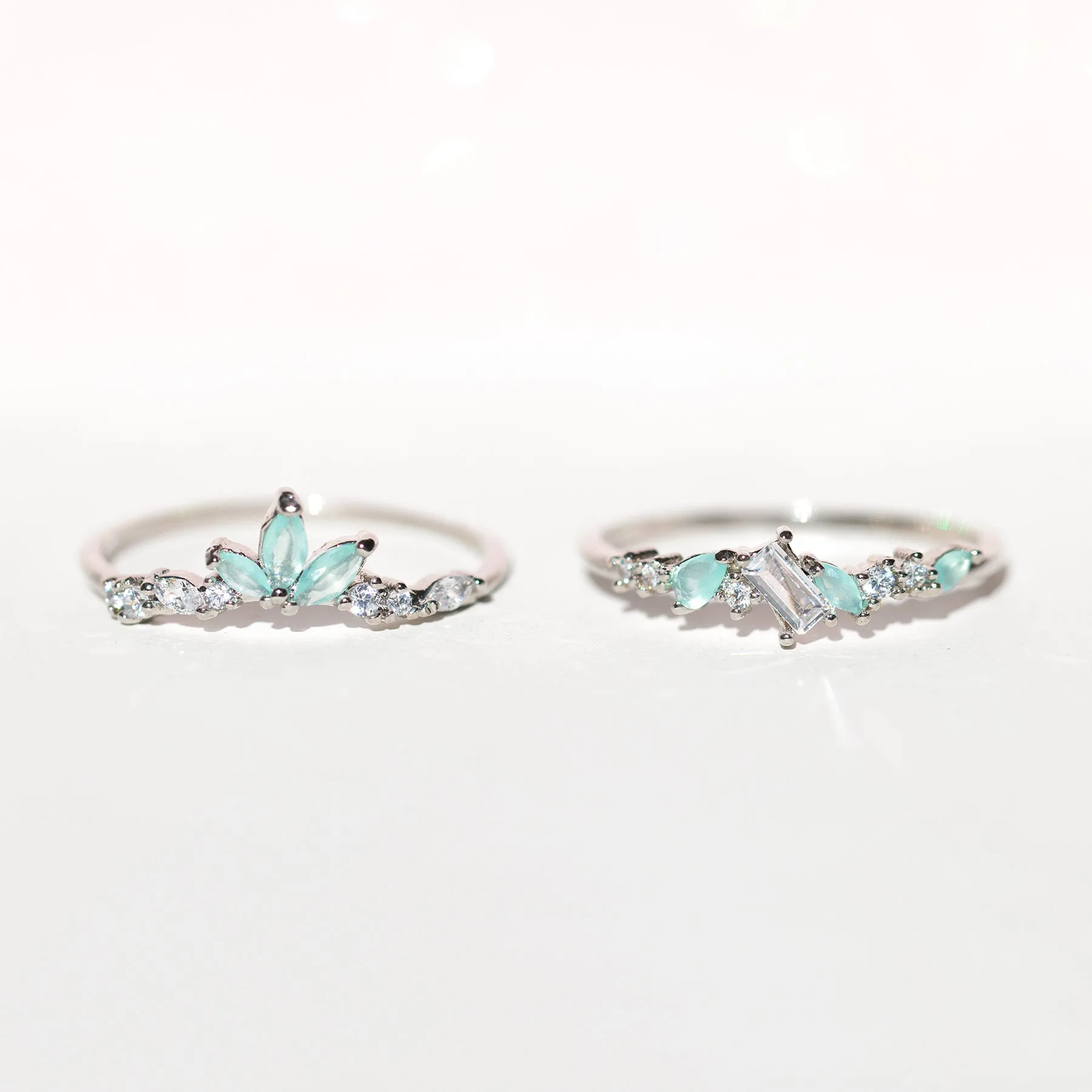 Mint To Be Ring Set