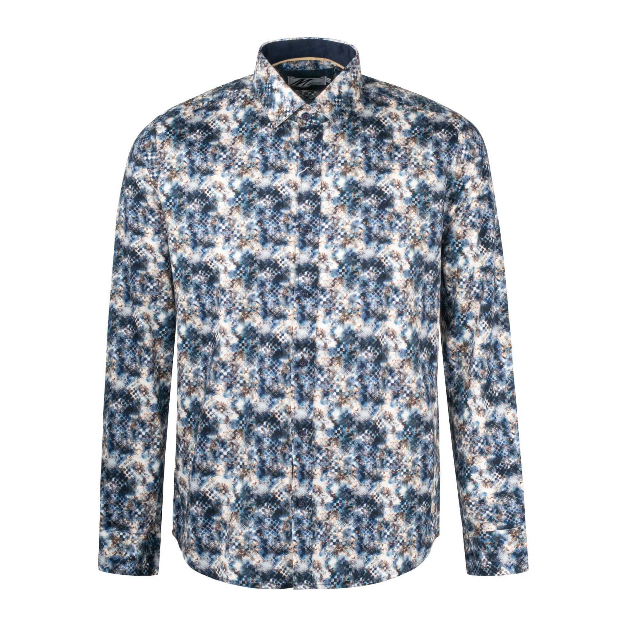 Mish Mash Hellcat Pattern Shirt Navy