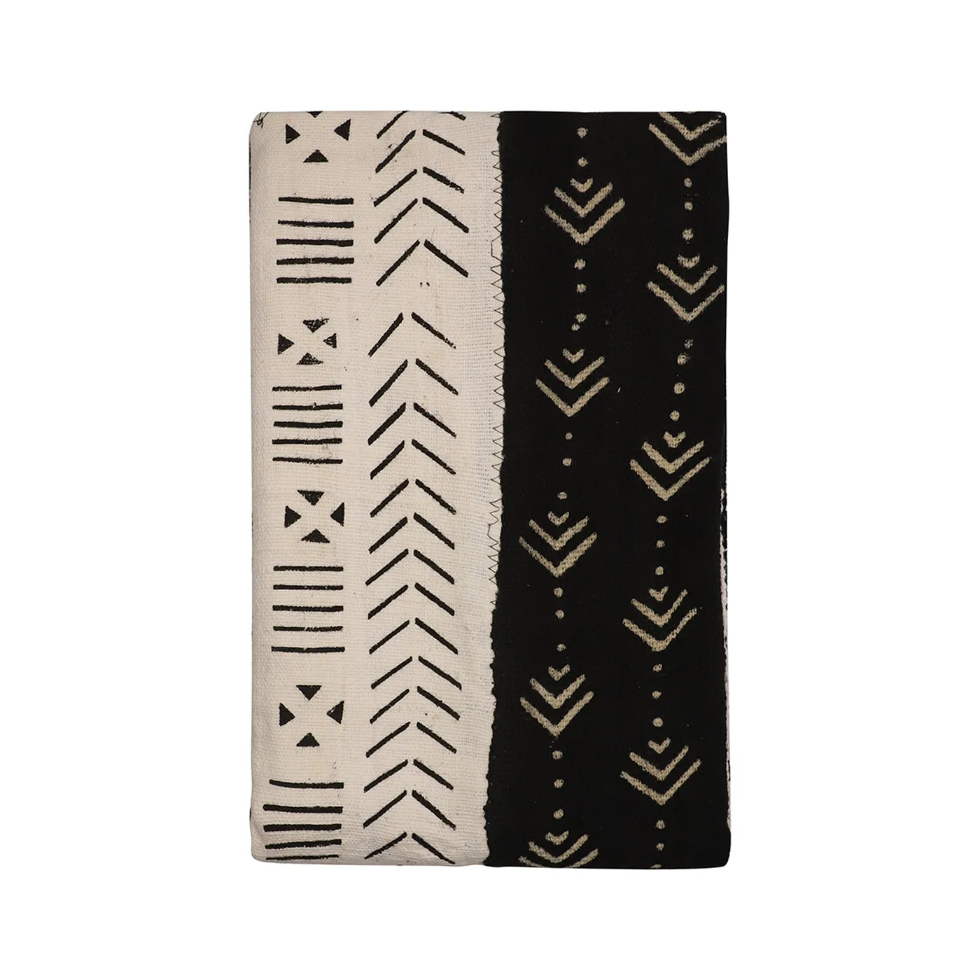 Mud Cloth Textile | Stripes Black & White