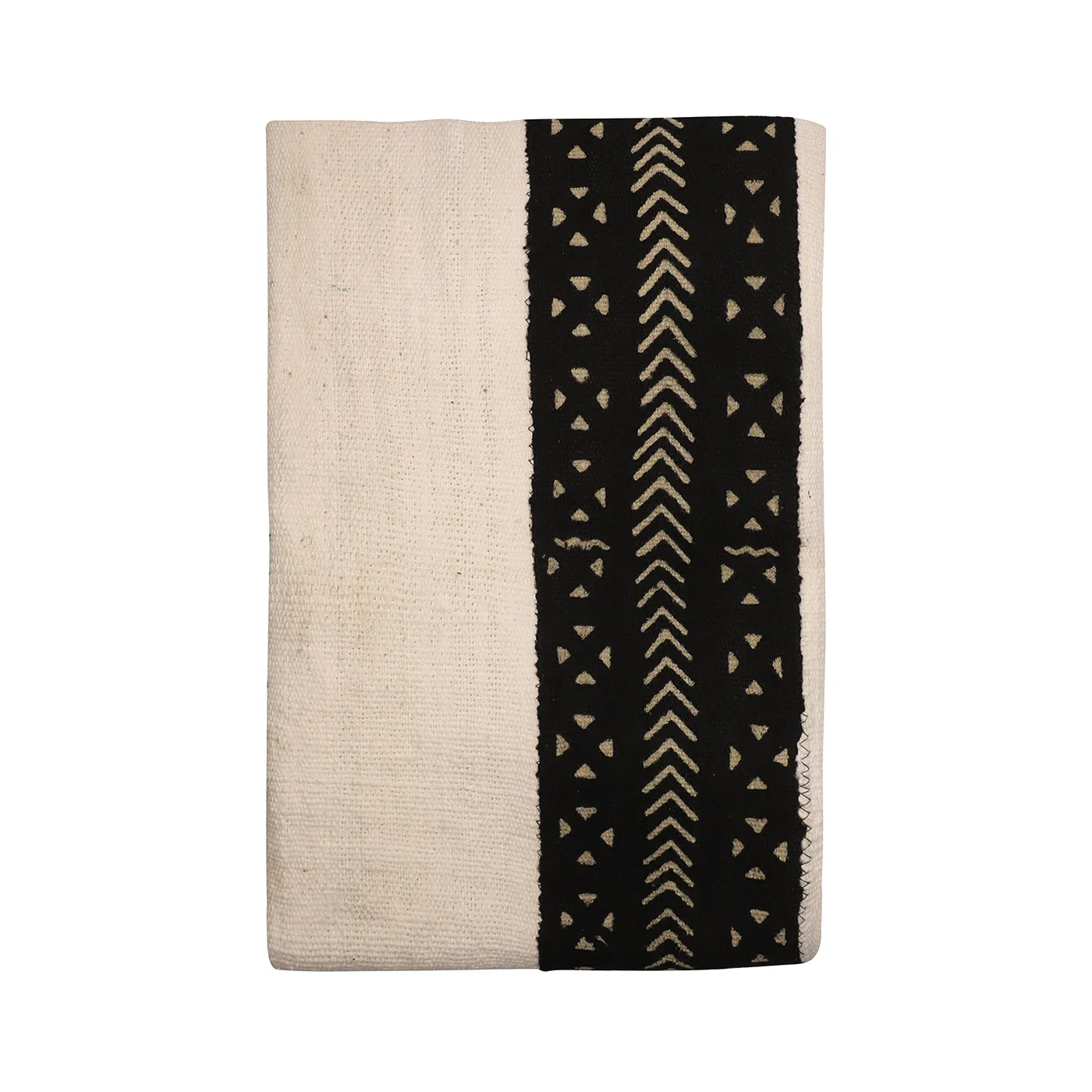 Mud Cloth Textile | Stripes Black & White