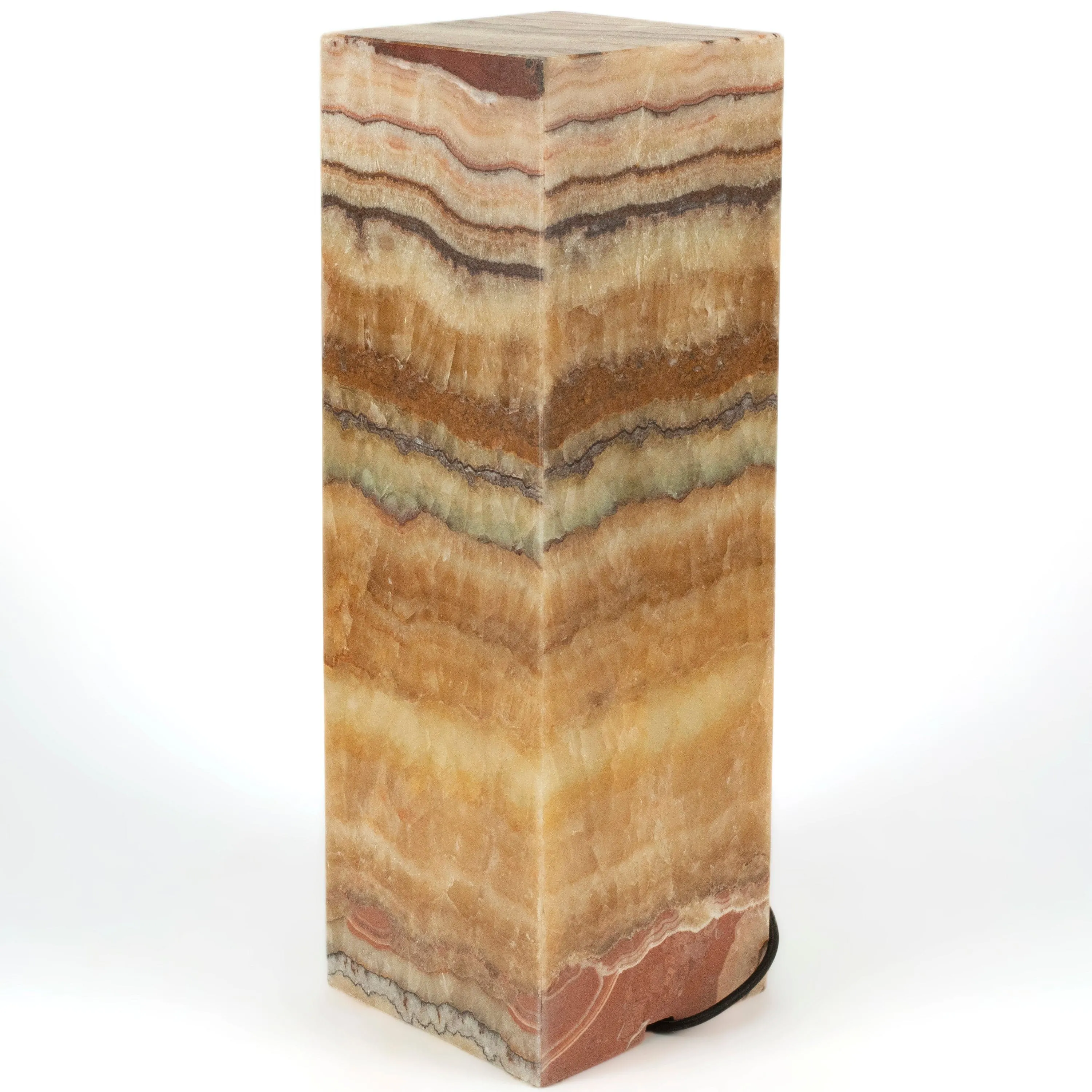 Natural Onyx Lamp Light Tower - 24