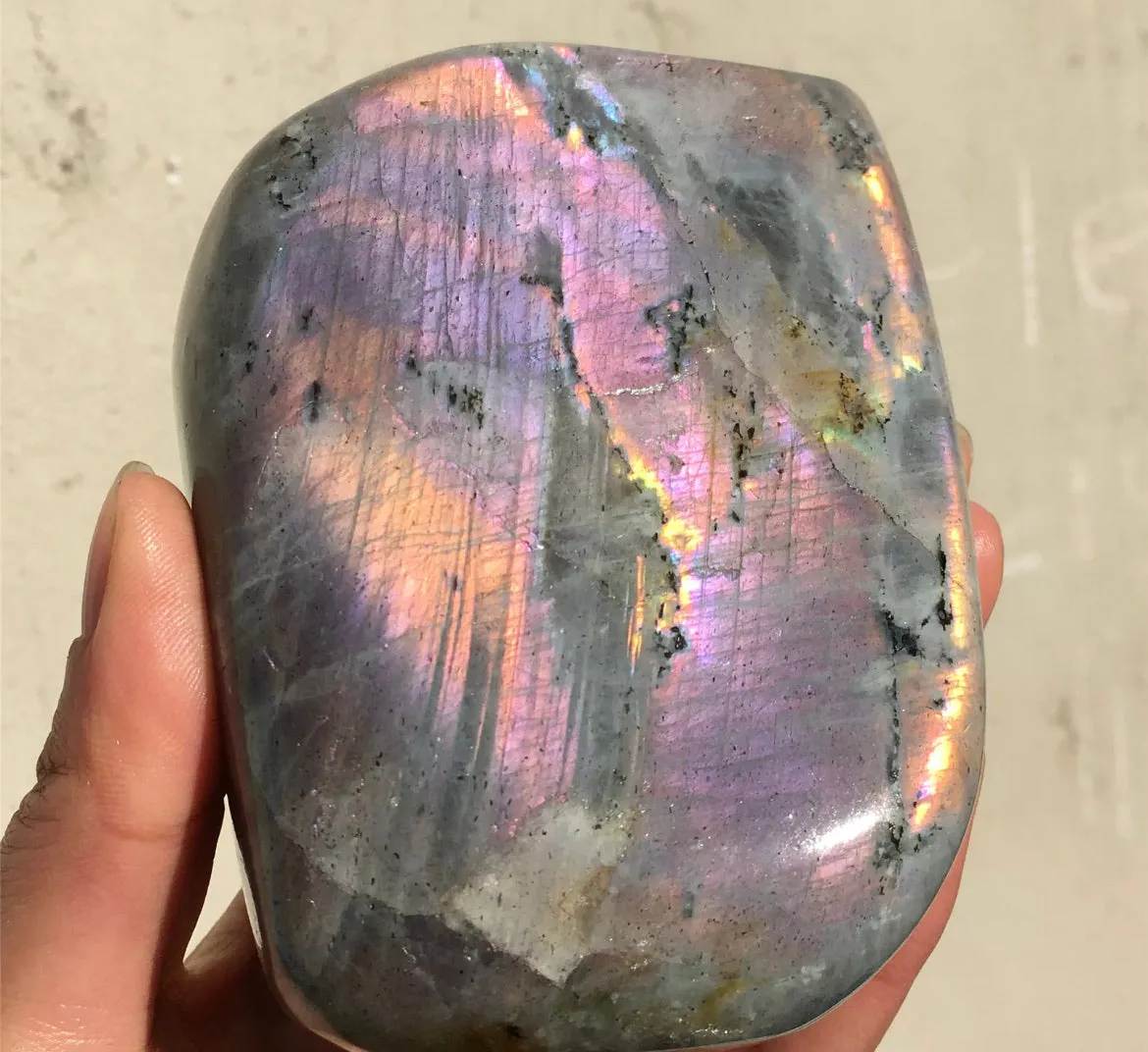 Natural Purple Spectrolite Labradorite