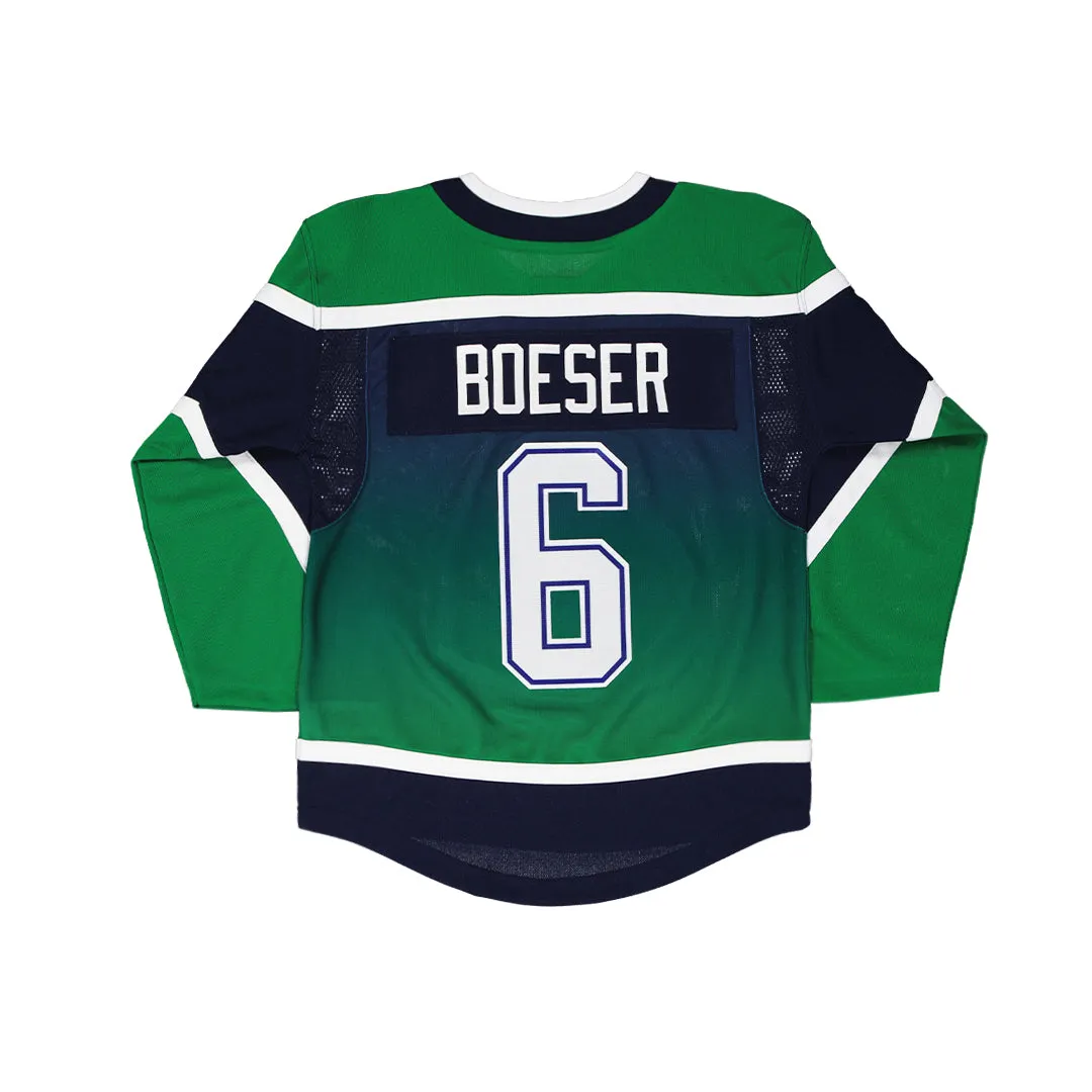 NHL - Kids' (Youth) Vancouver Canucks Brock Boeser Reverse Retro Jersey (HK5BSHCNX CNKBB)