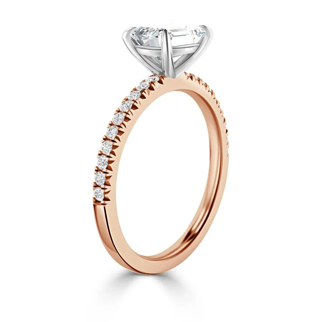 Penelope - 18ct Rose Gold - Emerald