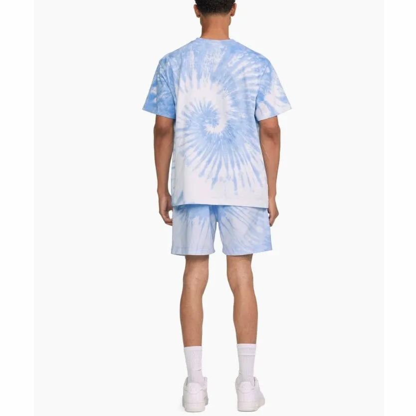 Purple Brand Core Tie Dyed Placid Blue Heavy Jersey SS Tee (Placid Blue)