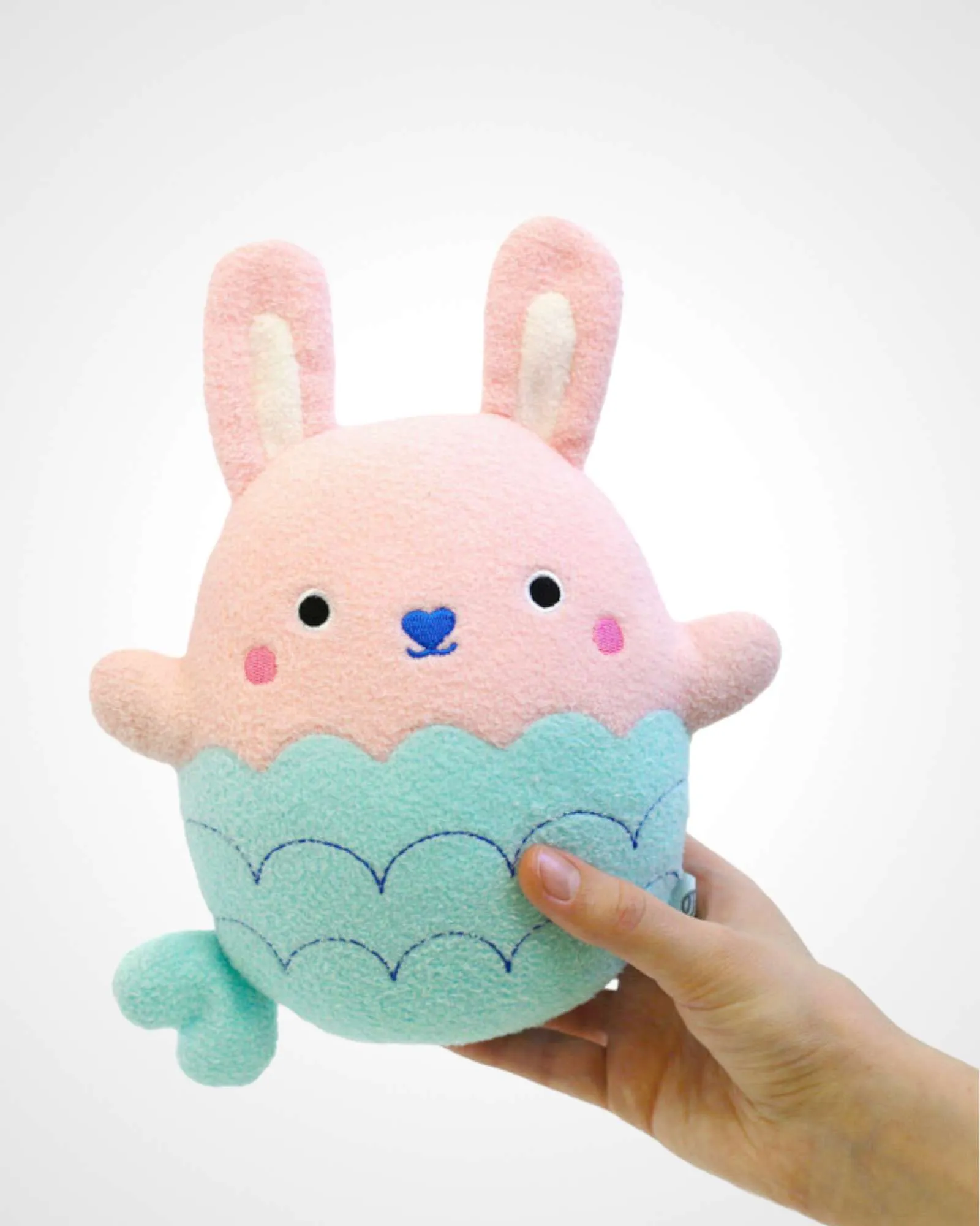 RICEBOMBSHELL Plush Toy | Soft Pink & Baby Blue