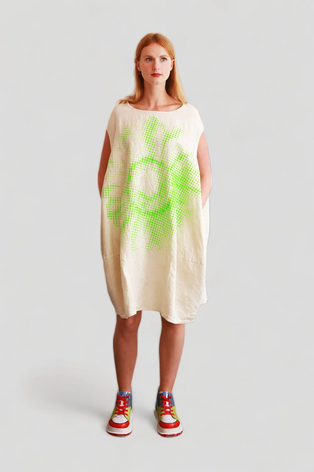 RUNDHOLZ DIP CREAM GECKO GREEN IMPRINT DRESS OS