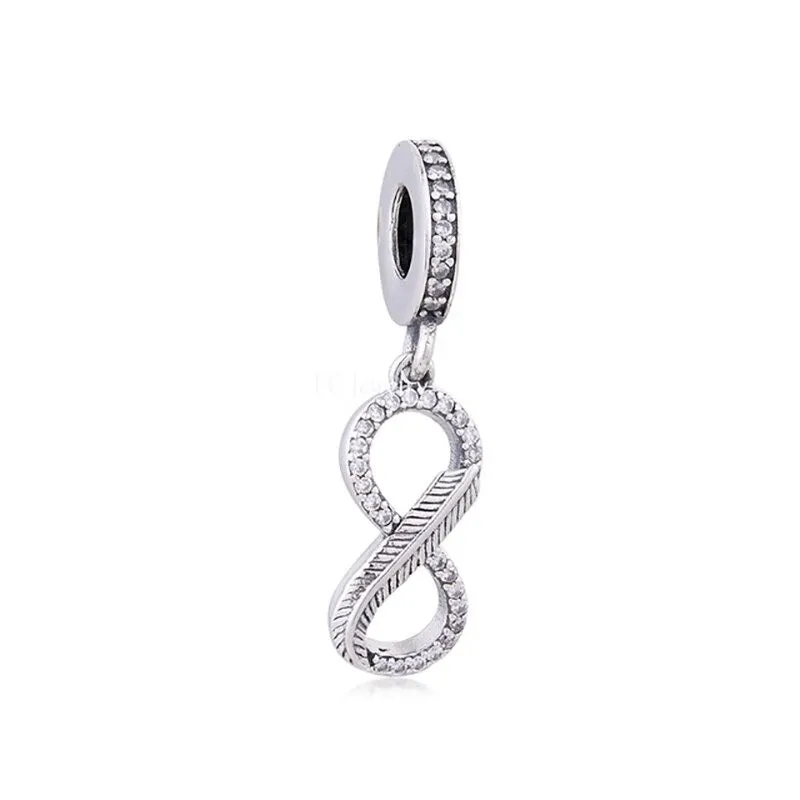 Sterling Silver Forever Infinite Series Hollow Beads