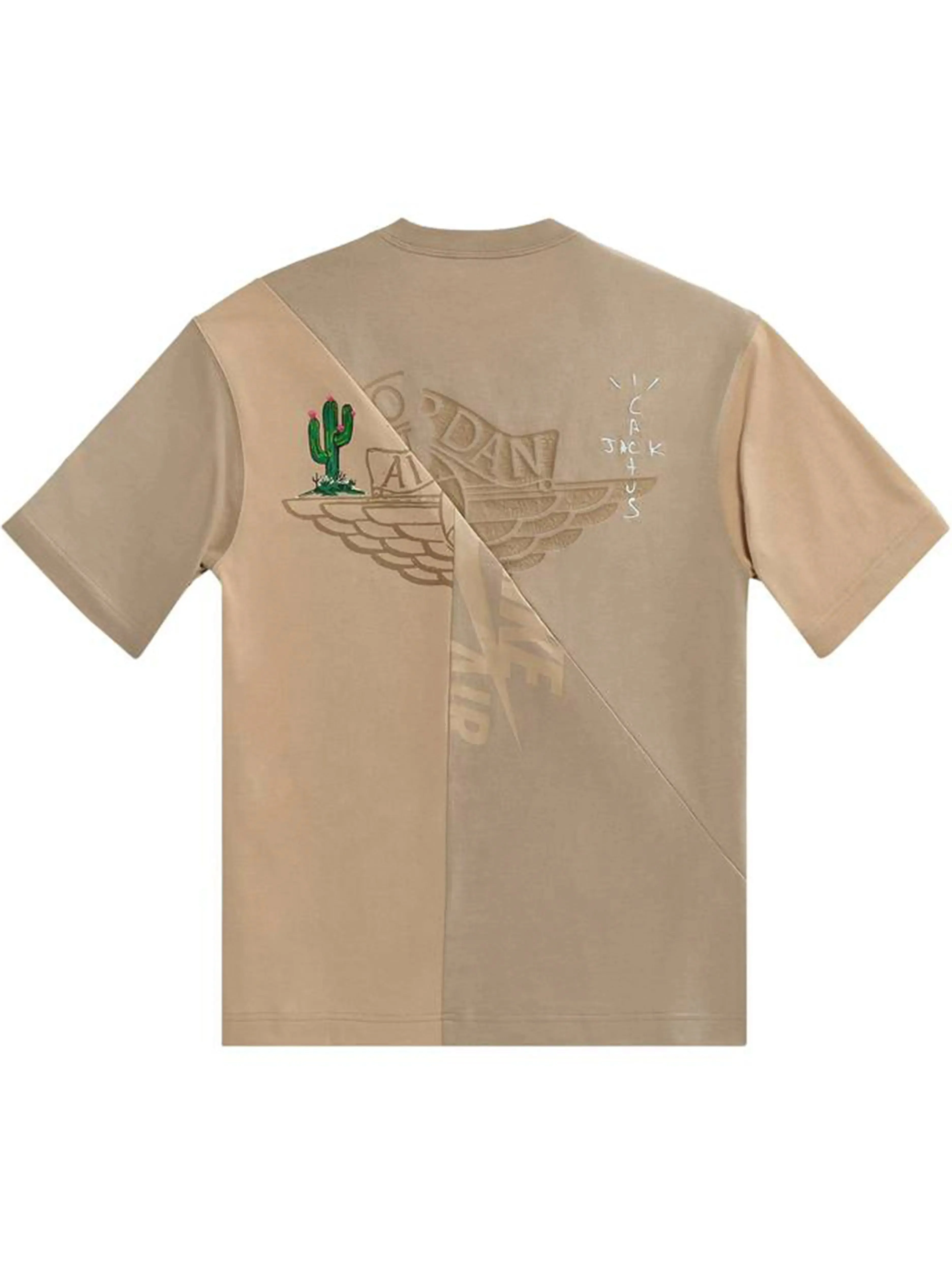 Travis Scott Cactus Jack x Jordan Tee Khaki/Desert [SS21]