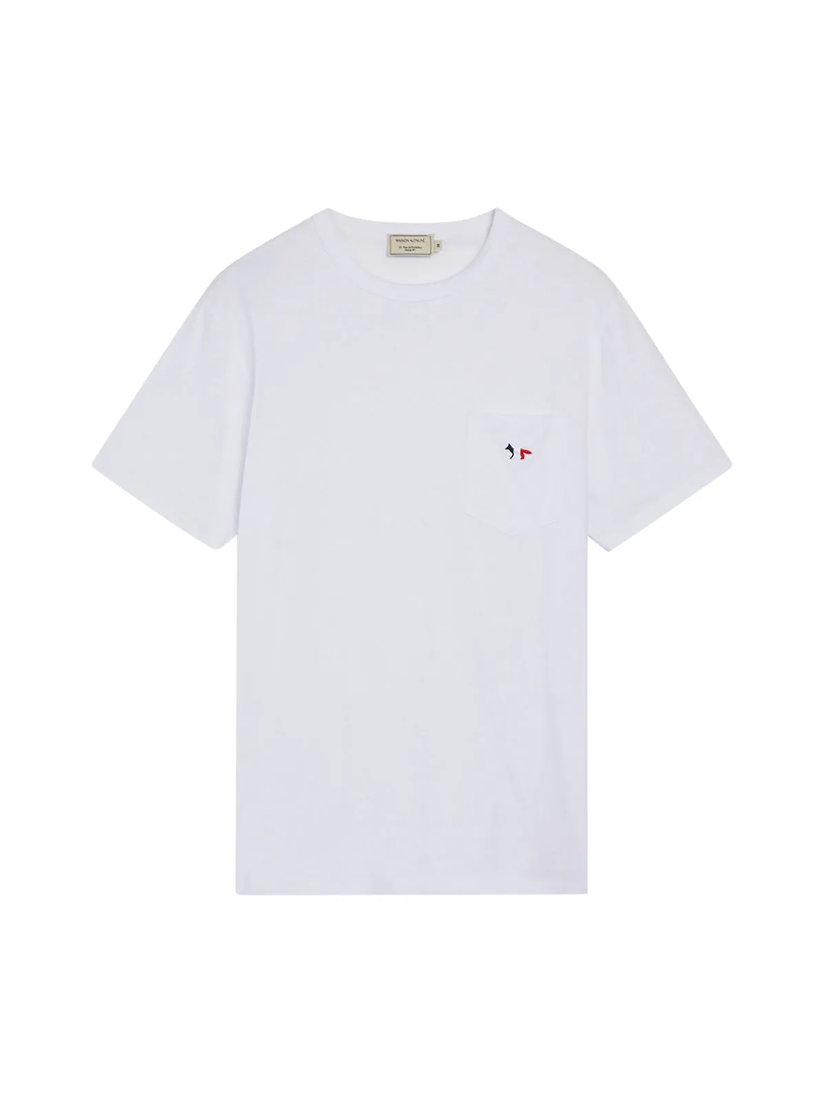 TRICOLOR FOX PATCH CLASSIC POCKET TEE-SHIRT