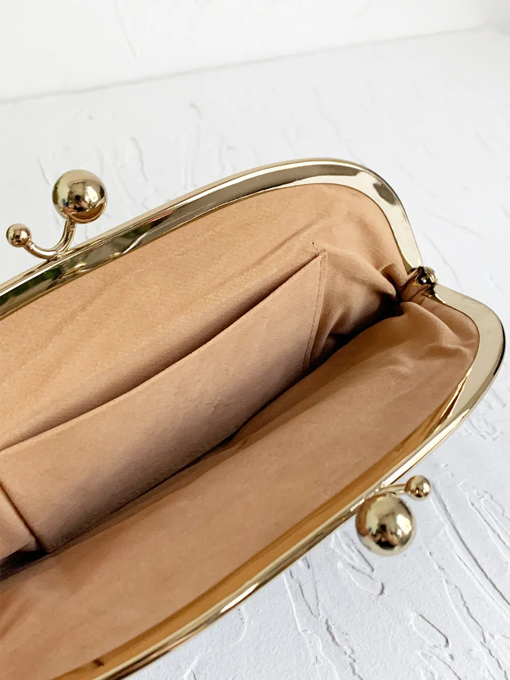 UN Suede Clutch