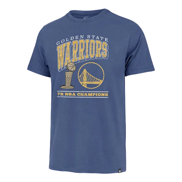 Unisex Warriors NBA Champs 7X Franklin Tee