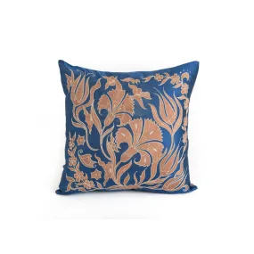 Uzbekistan Pillow Small - Blue Pink Floral