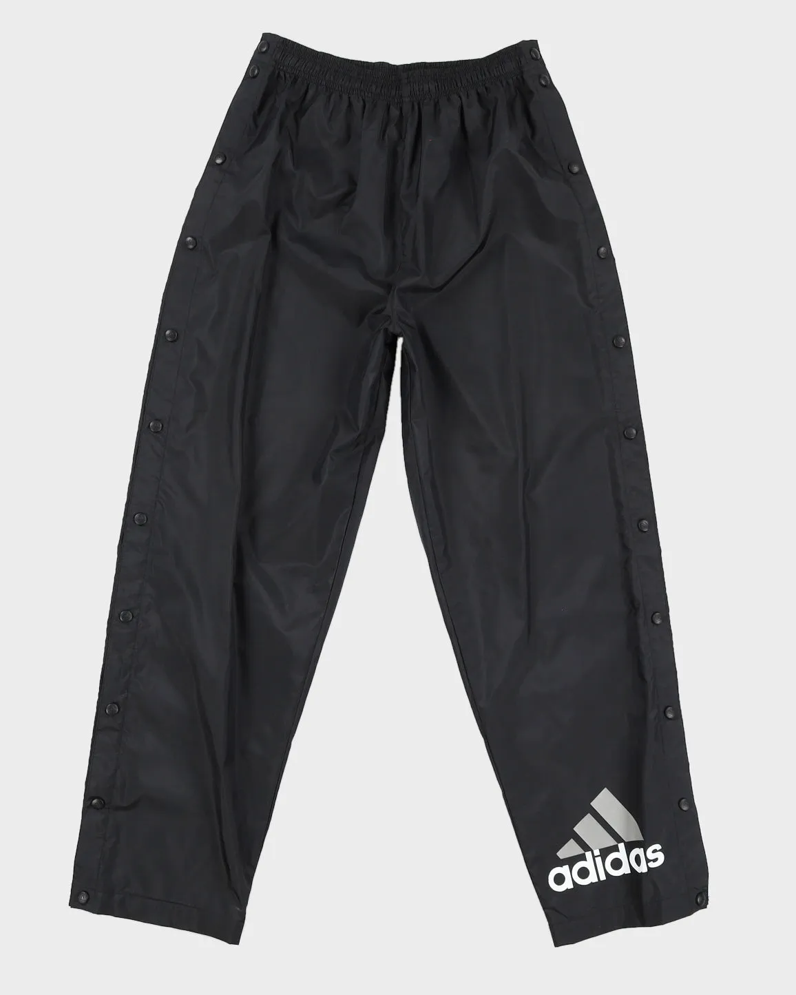 Vintage 90s Adidas Black Tearaways - S