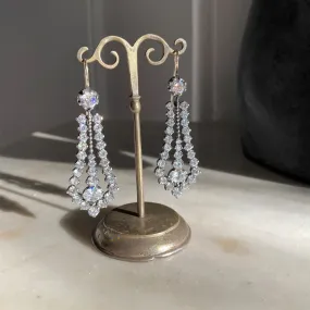 Vintage Georgian Style Paste Drop Earrings