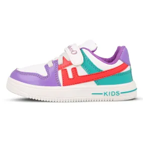 Walkaroo Kids Shoe - WK364 White Purple