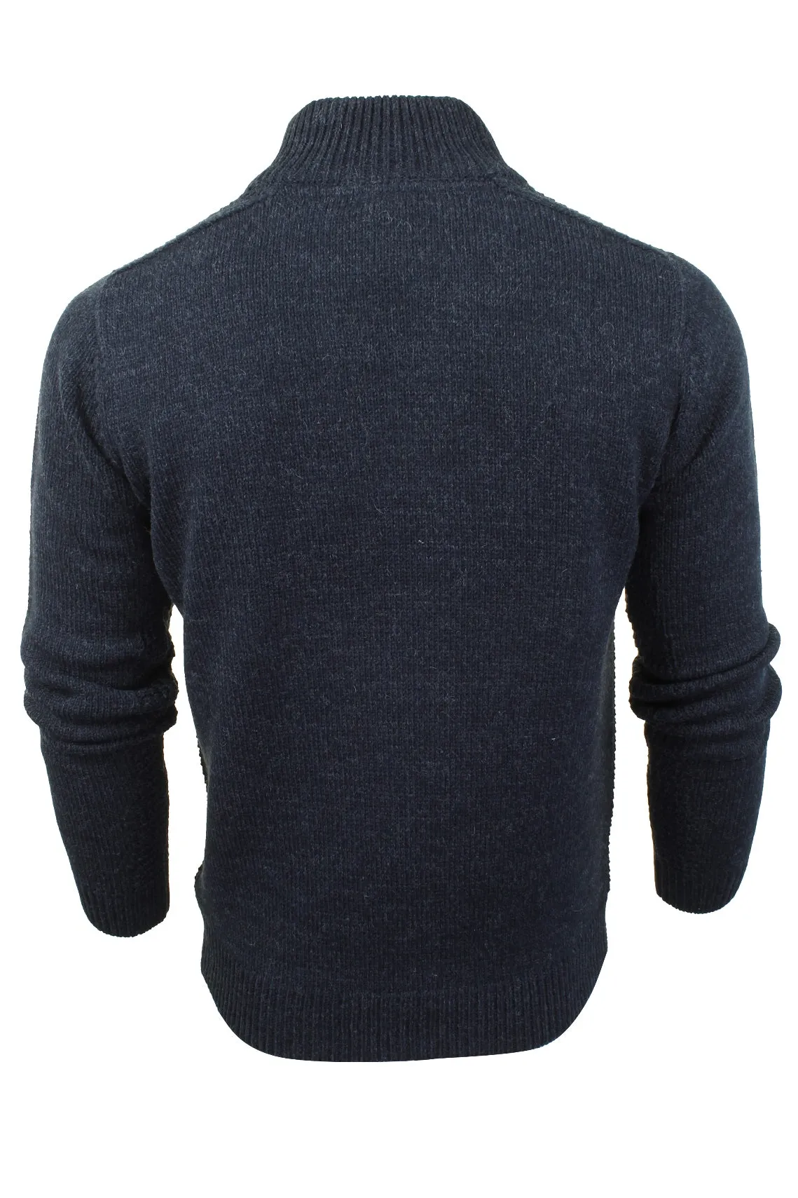 Xact Mens 3 Button Wool Blend Jumper